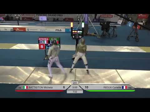 Seoul Grand Prix 2024 SWS - L32 - Michela Battiston ITA v Cyrielle Rioux FRA