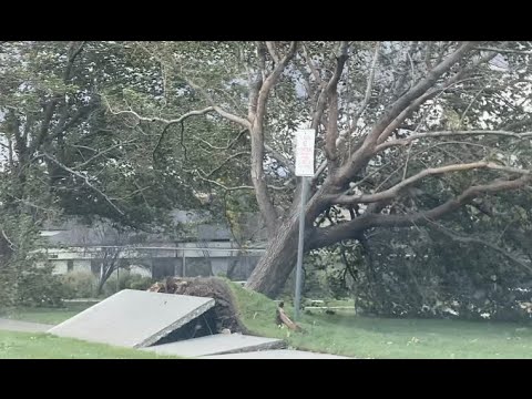 High wind 09/08/2020 the aftermath. North Salt Lake, Utah.