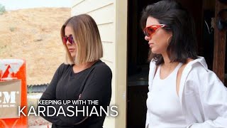 KUWTK | Kendall Jenner &amp; Khloe Kardashian Go to Shooting Range | E!