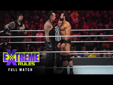 FULL MATCH: Undertaker & Roman Reigns vs. Drew McIntyre & Shane McMahon: WWE Extreme Rules 2019