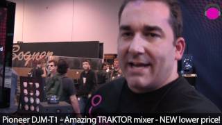 Video thumbnail for PIONEER DJM-T1 | Great TRAKTOR Mixer...Great New LOWER Price | agiprodj.com - NAMM 2012 by agiprodj