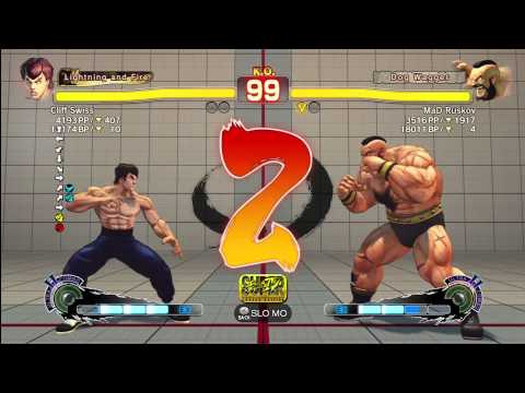 [Feilong] Cliff Swiss vs MaD Ruskov [Zangief] SSF4 Arcade Edition Version 2012