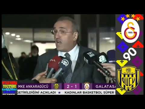 Ankaragücü 2 Galatasaray 1 maç sonucu Abdürrahim Akbayrak açıklamalar(sürpriz sonlu)Sinirler gerildi