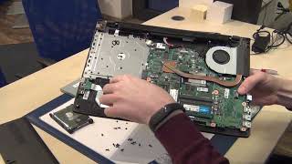 Acer E15 Series E5 575G E15 Series HowTo Disassembly Repair & Replacement of HDD SSD RAM Battery Fan