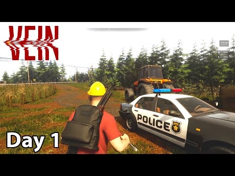 DAY 1 in the BEST New Zombie Survival Game in YEARS - VEIN Gameplay