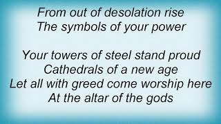 Saxon - Altar Of The Gods Lyrics