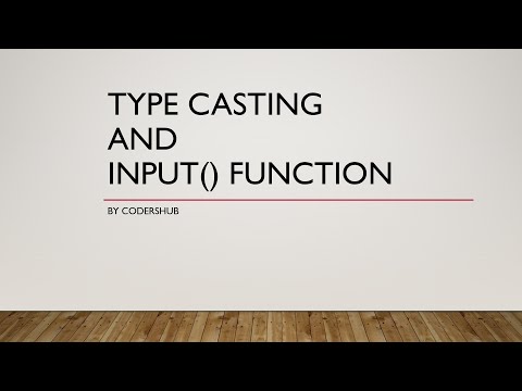 5 Type Casting And Input Function In Python Python Tutorialhindi