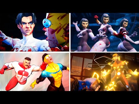 Invincible VS All Characters Ultimate Attacks / Finishers 4K