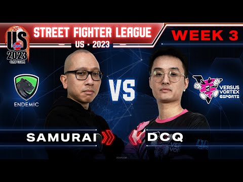 Samurai (Luke) vs. DCQ (JP) - Bo5 - Street Fighter League Pro-US 2023 Week 3