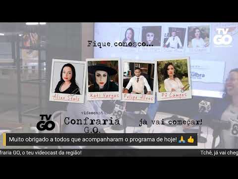 Videocast CONFRARIA GO #12 - ao vivo 28/07/22