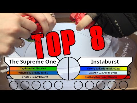 WBO Beyblade Tournament Battle: The Supreme One vs Instaburst - Beyblade West BSC TOP 8 #Beyblade