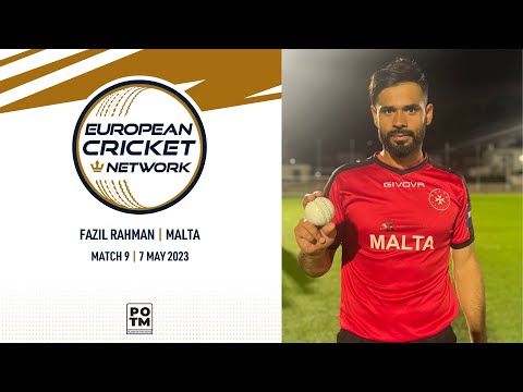 POTM: F.Rahman - MAL vs GIB | Highlights | ECN Gibraltar T20I | 7 May 2023 | ECN23.009