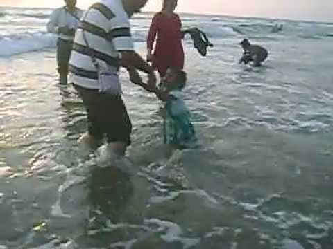 Riddhi On Beach moments