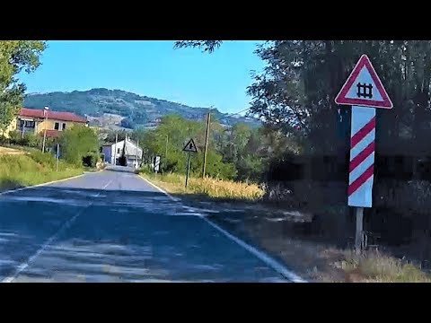 Passaggio a livello Regione Cravarezza (dir. Savona) # railroad crossing # bahnübergang # 踏み切り