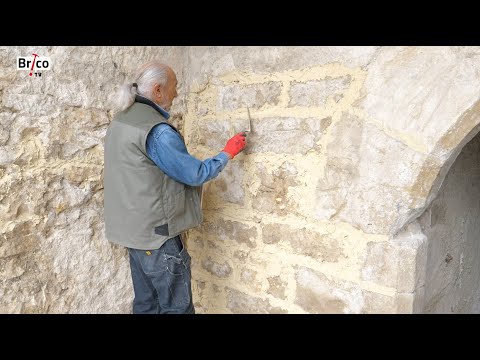 Rejointoyer un mur en pierres - Tuto bricolage avec Robert