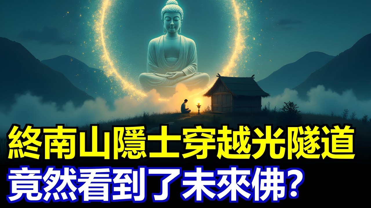 終南山隱士半夜打坐穿越光隧道，竟然看到了未來佛？ #終南山 #隱修 #打坐入定 #兜率天 #未來佛 #故事雜談