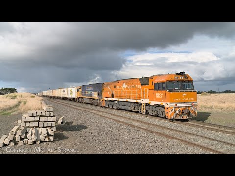 Pacific National 6MP4 TOLL Container Train With NR31 "Great Southern" (19/5/2023) - PoathTV Railways