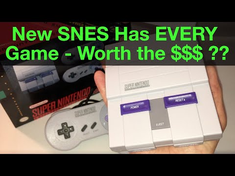 NEW Super Nintendo Has EVERY SNES Game - Is It Worth the Money??