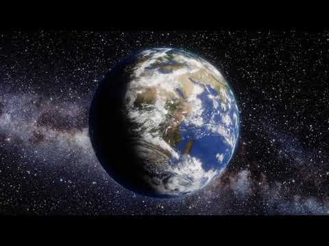 1 hour of Earth rotating - loop screensaver