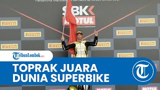 Pembalap Pata Yamaha, Toprak Juara Dunia Superbike 2021 setelah Finish Kedua di Sirkuit Mandalika