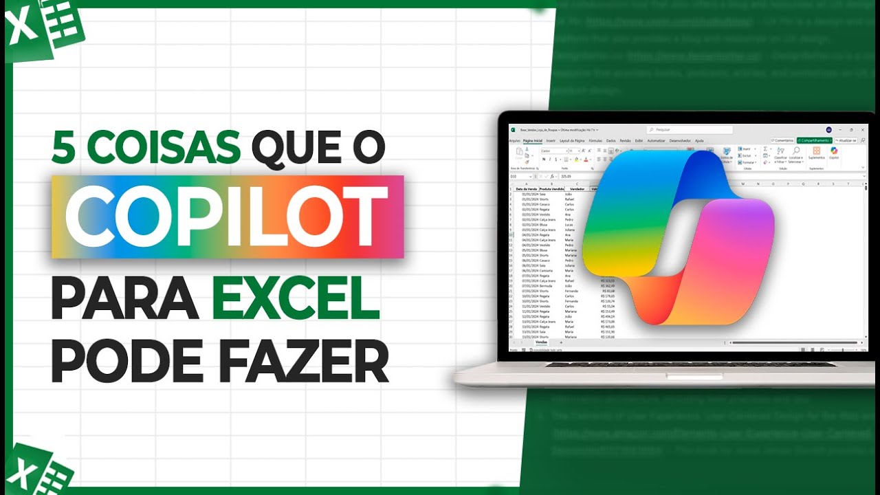 5 coisas incríveis que o Copilot para Excel pode fazer