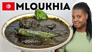 La MLOUKHIA (Ragoût de Corète Potagère) 🇹🇳 Cuisine TUNISIENNE