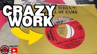 you won’t believe what I did with these 45s