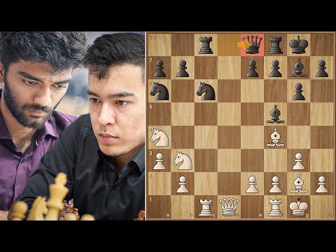 Such Elegance! || Gukesh vs Nodirbek Abdusattorov || FIDE World Rapid Championship 2025