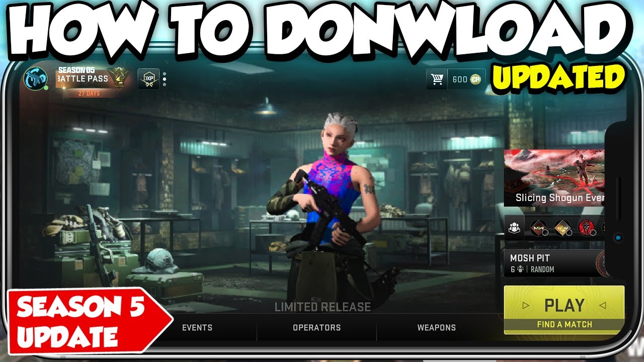 HOW TO INSTALL/DOWNLOAD WARZONE MOBILE SEASON 5s ON ANDROID - UNSUPPORTED DEVICES - VPN (UPDATED)
