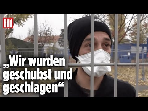 Flüchtling erzählt unter Tränen von seiner Flucht über Belarus nach Deutschland