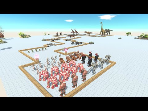 Infernals Saving Primates in Deadly Maze - Animal Revolt Battle Simulator