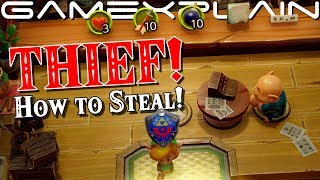 THIEF! How to STEAL in Zelda: Link&#39;s Awakening (Switch - Guide &amp; Everything)