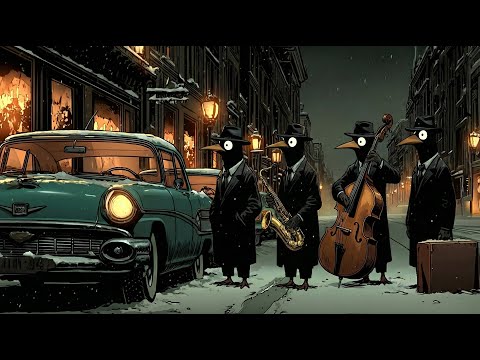 Penguins Walk the Snowbound City – Jazz for Productive Study & Focus