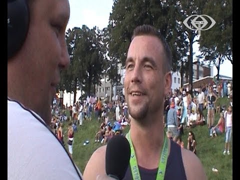 Papstumfrage zum Weltjugendtag 2005 in Köln - Benedikt XVI. auf dem Rhein @TELESIBIRSK