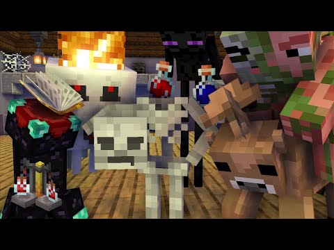 Monster School: Brewing potions (Minecraft funny animation)