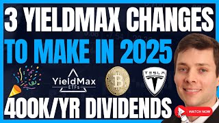 3 Changes I’m Making With Yieldmax In 2025 (High Yield Dividend Investing) #Margin #Roundhill #FIRE
