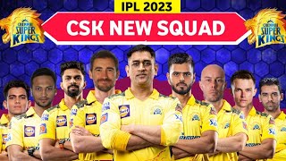 IPL 2023 - Chennai Super Kings Full Squad | CSK Probable Squad For IPL 2023 | csk 2023 squad