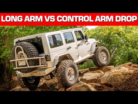 Jeep Wrangler Long Arm Suspension Versus Control Arm Drop Brackets (Which Is Better and Why?)