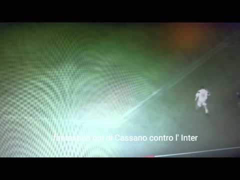 FANTASTICO GOL DI CASSANO..... BARI - INTER 2 -1