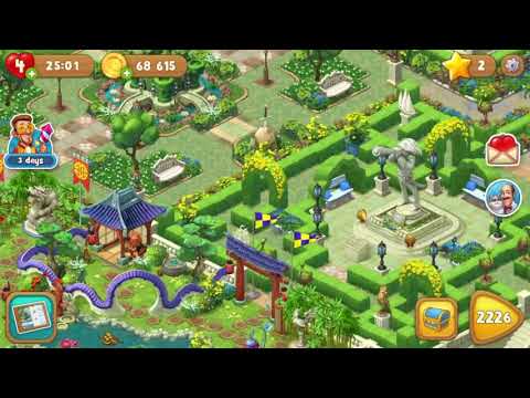 Gardenscapes #2226. Area 10 day 4, 93% progress. No cheats or hacks.