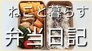 ねこと暮らす前日作り置き弁当日記です