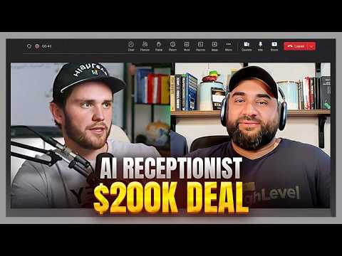 He sold 300 AI Receptionists to Franchises in ONE Month