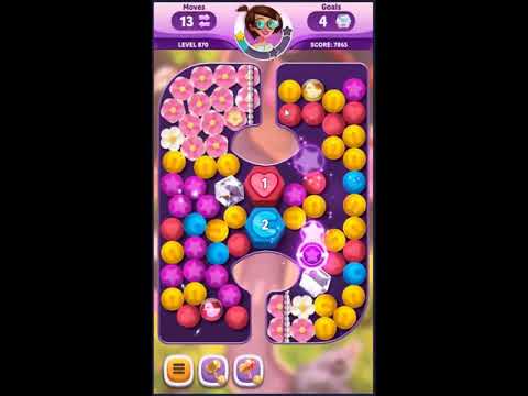 Diamond Diaries Saga Level 870 - NO BOOSTERS 💎 | SKILLGAMING ✔️