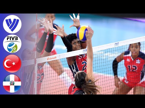 TUR vs. DOM - Full Semifinal | Women's U23 World Championship 2017