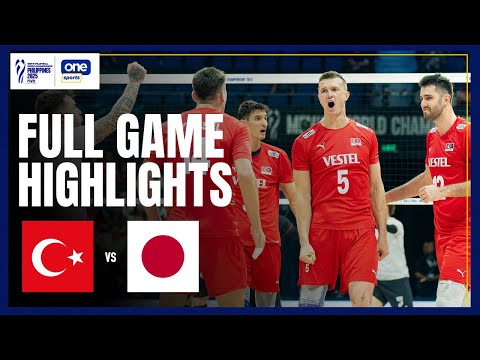 TÜRKIYE vs. JAPAN | FULL GAME HIGHLIGHTS | 2025 FIVB MEN'S VOLLEYBALL WORLD CHAMPIONSHIP | SEPT. 13