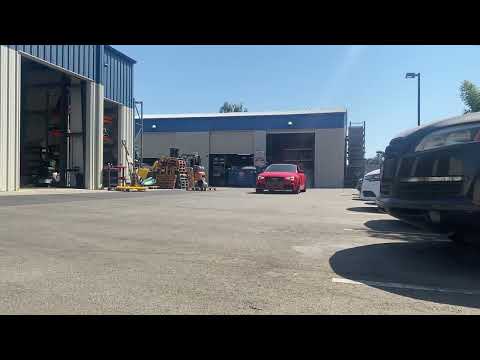 JHM Audi RS5 Stage 4 Supercharger Kit Burnout - Blower & Blowoff Valve Noises - World's fastest!