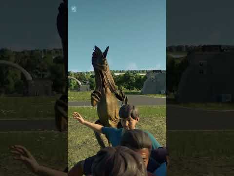 Jurassic Park Panicked by Dilophosaurus  🦖 Jurassic World Evolution 2