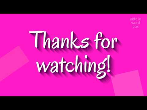 How to say "swanner"! (High Quality Voices)