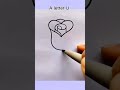 Rose draw easy/ flower drawings #short #drawing