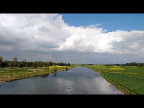 Gomti River - The Water And Green Fields || Nature